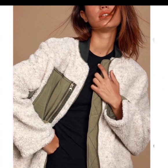 Ivory Sherpa Cozy Jacket | Poshmark
